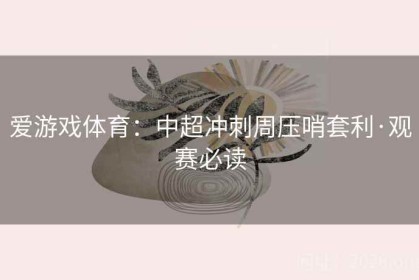 爱游戏体育：中超冲刺周压哨套利·观赛必读