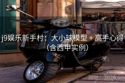 j9娱乐新手村：大小球模型 + 高手心得（含西甲实例）