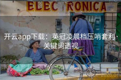 开云app下载：英冠凌晨档压哨套利·关键词透视