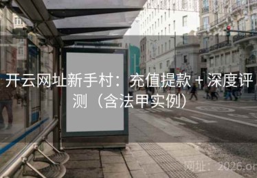 开云网址新手村：充值提款 + 深度评测（含法甲实例）